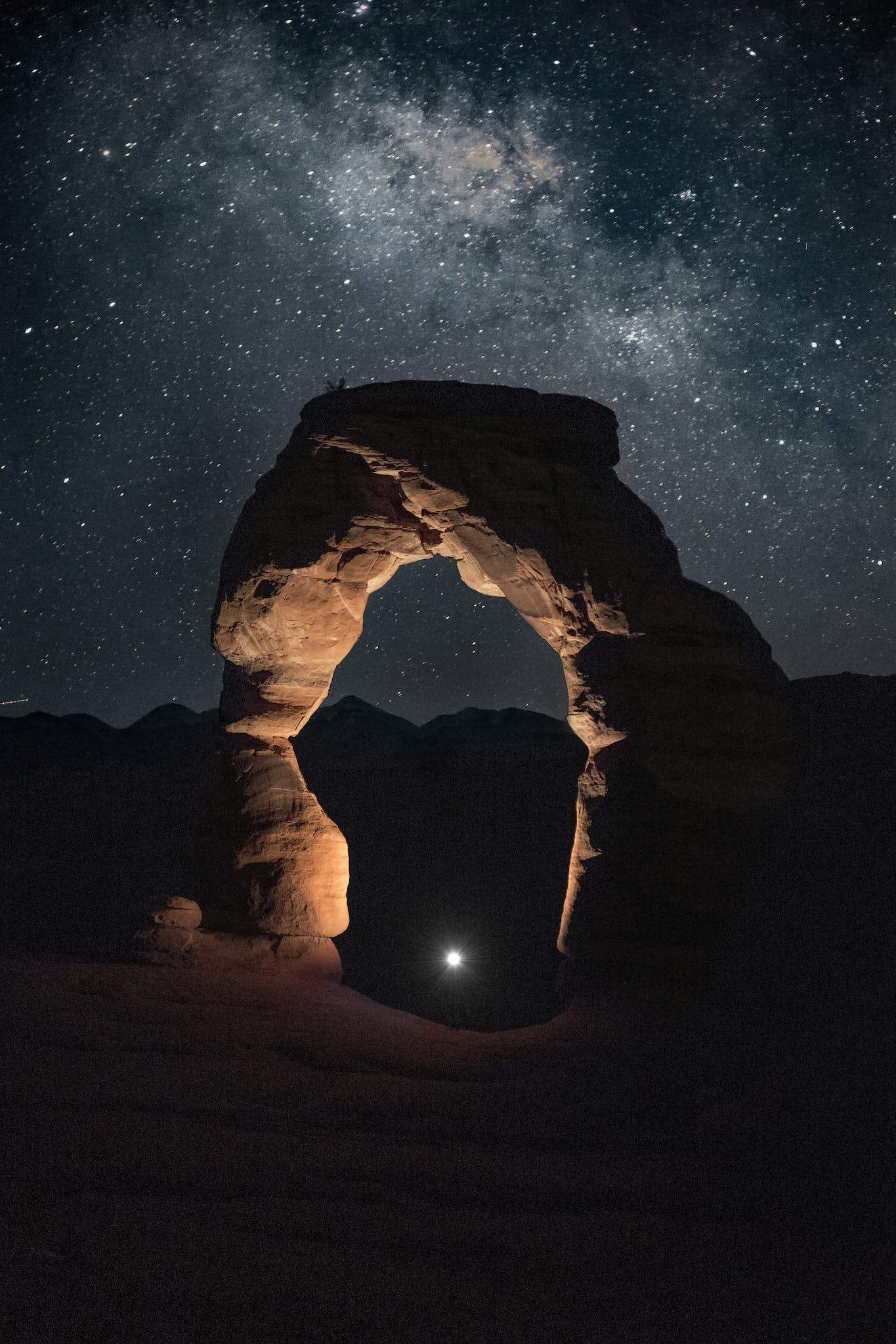 milky-way-galaxy-above-a-rock-formation Milky Way Galaxy Above a Rock Formation